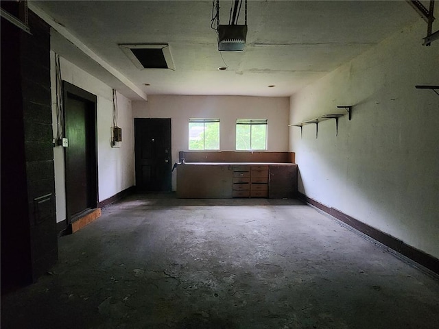 1505 Dale St, Van Buren, MO 63965 - unfurnished room with unfinished concrete flooring and baseboards