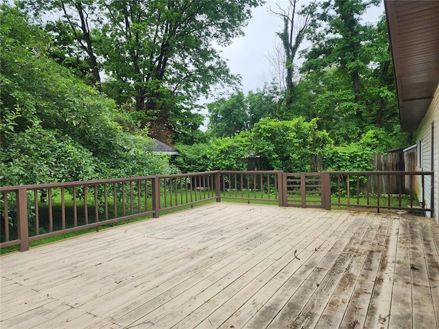 1505 Dale St, Van Buren, MO 63965 - wooden deck featuring a fenced backyard