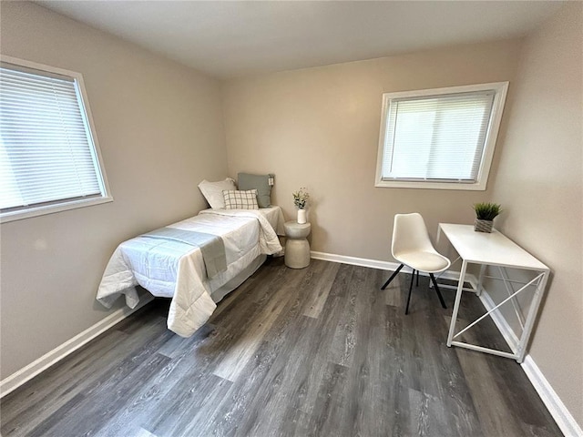 436 S 5th St, Caseyville, IL 62232 - bedroom with wood finished floors and baseboards