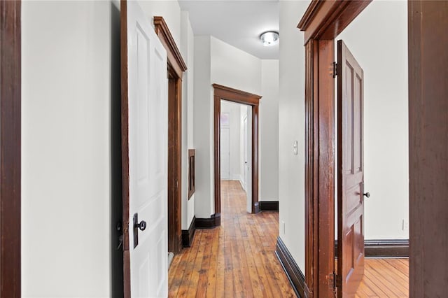 2856 Wyoming St, Saint Louis, MO 63118 - hallway featuring light wood finished floors and baseboards