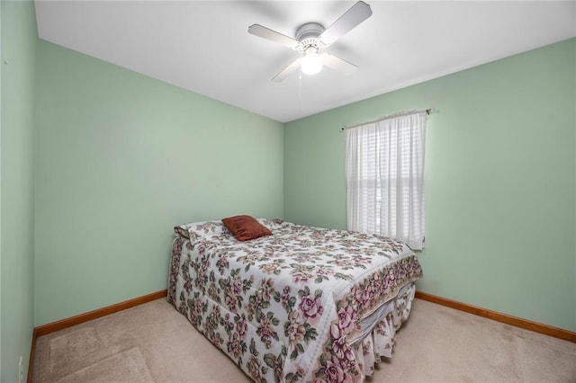 30 Fawn View Ln, Ofallon, MO 63366 - carpeted bedroom featuring baseboards and ceiling fan
