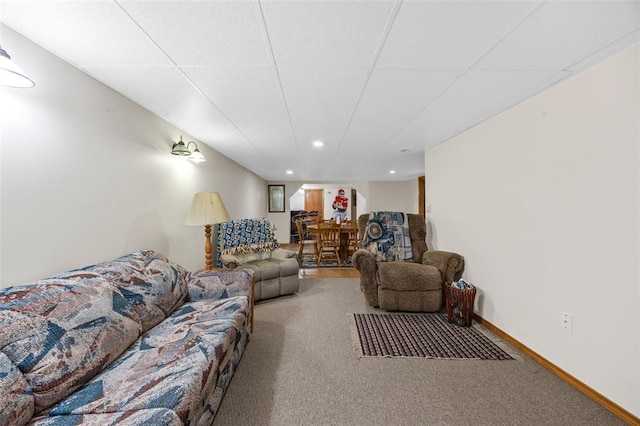 30 Fawn View Ln, Ofallon, MO 63366 - carpeted living area with recessed lighting