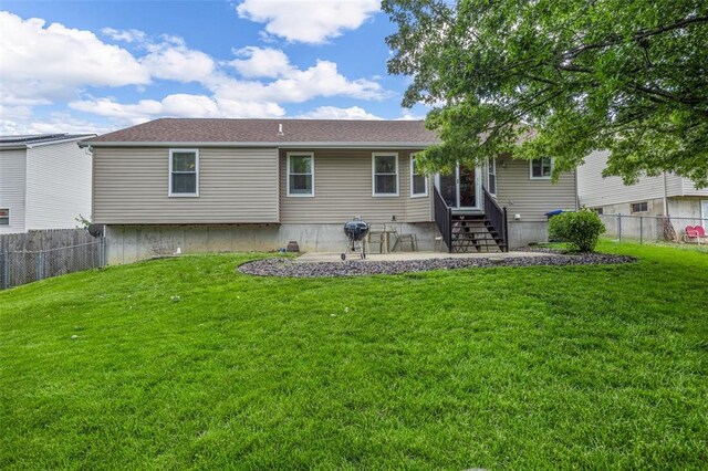 30 Fawn View Ln, Ofallon, MO 63366 - rear view of property with a patio and entry steps