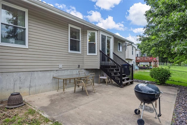 30 Fawn View Ln, Ofallon, MO 63366 - view of patio featuring grilling area