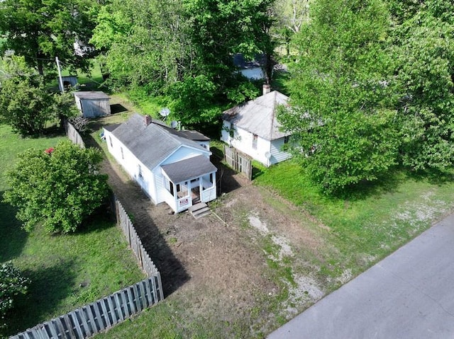 504 E 8th St, Portageville, MO 63873 - drone / aerial view