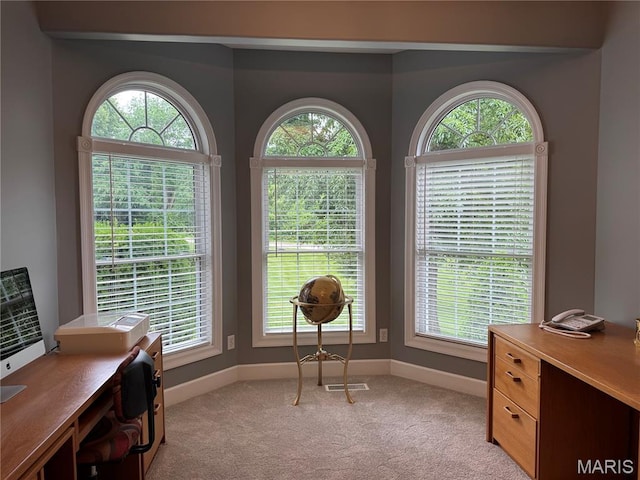 2700 Hyacinth Ave, Hannibal, MO 63401 - office area with baseboards and light colored carpet