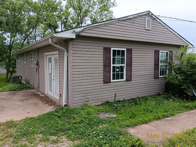 3734 Carol Park Rd, House Springs, MO 63051 - view of home's exterior featuring central air condition unit and a patio