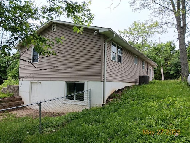 3734 Carol Park Rd, House Springs, MO 63051 - view of property exterior with central air condition unit