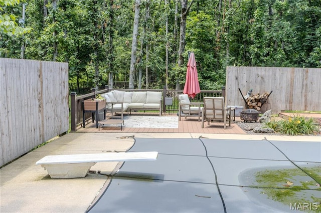 700 Lariat Ln, Rolla, MO 65401 - view of patio / terrace with a deck and outdoor lounge area
