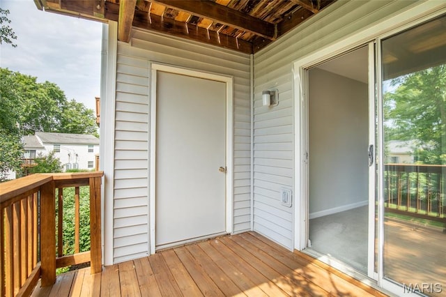 1447 Oriole Pl, Brentwood, MO 63144 - view of wooden terrace