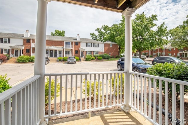 1447 Oriole Pl, Brentwood, MO 63144 - porch featuring a residential view