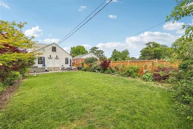 6708 Etzel Ave, University City, MO 63130 - view of yard featuring outdoor lounge area and a patio