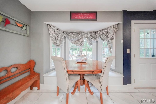 1708 Line Ave, Rolla, MO 65401 - tiled dining room with baseboards