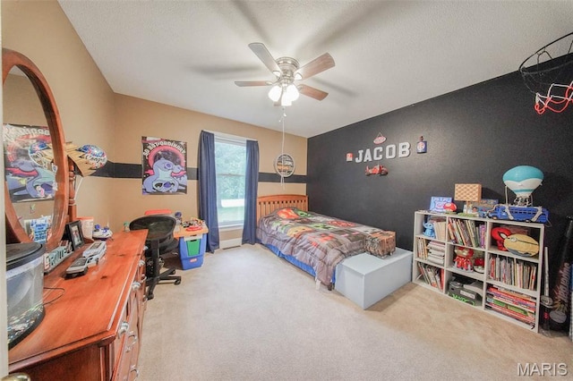 1708 Line Ave, Rolla, MO 65401 - carpeted bedroom featuring a ceiling fan