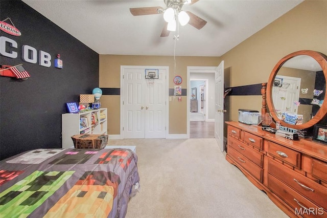 1708 Line Ave, Rolla, MO 65401 - bedroom featuring light carpet, a ceiling fan, and baseboards
