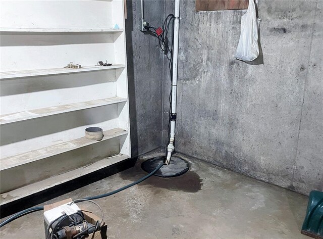 708 E State Route 72, Rolla, MO 65401 - basement view of concrete floors and drainage system