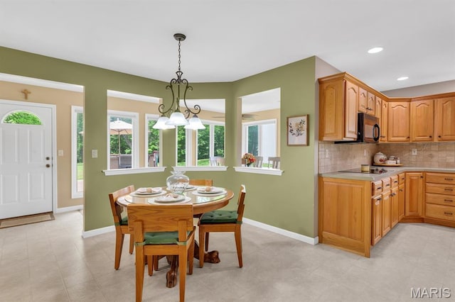 61 Serenity Ln, Troy, MO 63379 - dining area featuring baseboards and recessed lighting