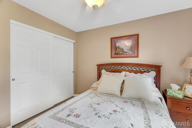 61 Serenity Ln, Troy, MO 63379 - bedroom with a closet and ceiling fan