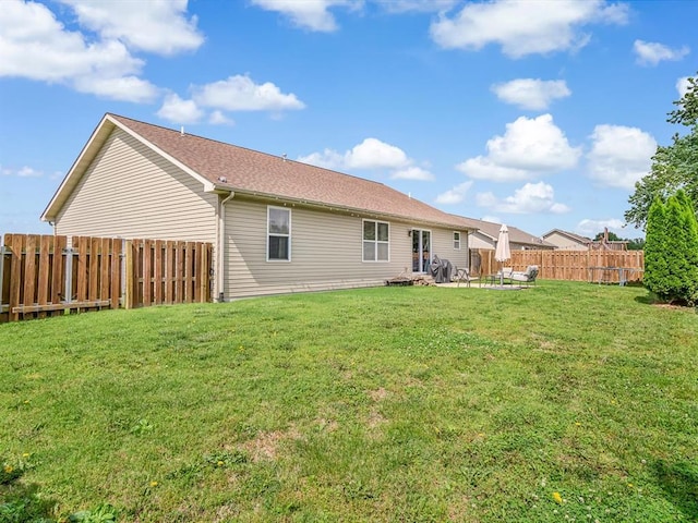 628 Hailie St, Saint Libory, IL 62282 - view of back of house