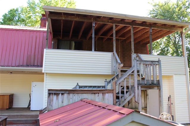 20143 State Highway 34, Piedmont, MO 63957 - wooden deck with stairway