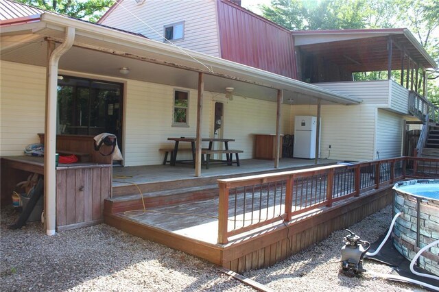 20143 State Highway 34, Piedmont, MO 63957 - view of wooden terrace