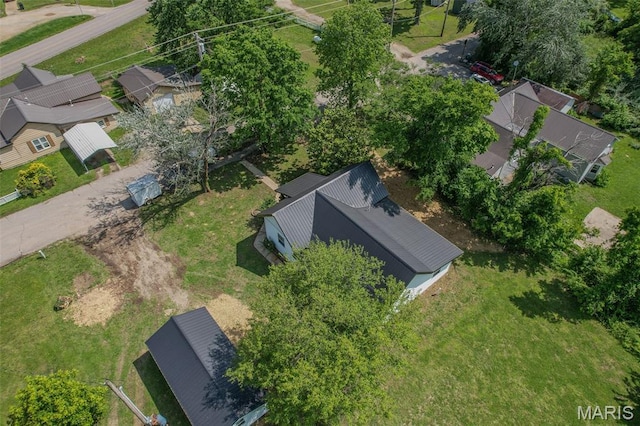 711 Noe Dr, Richland, MO 65556 - aerial perspective of suburban area