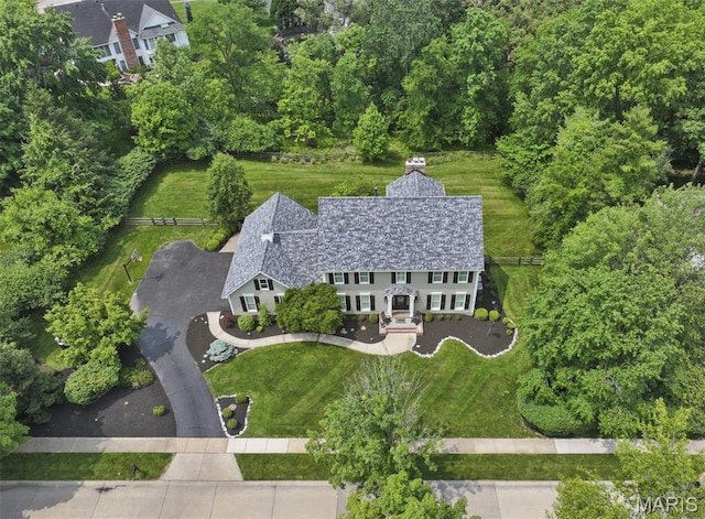 16434 Wilson Farm Dr, Chesterfield, MO 63005 - view from above of property