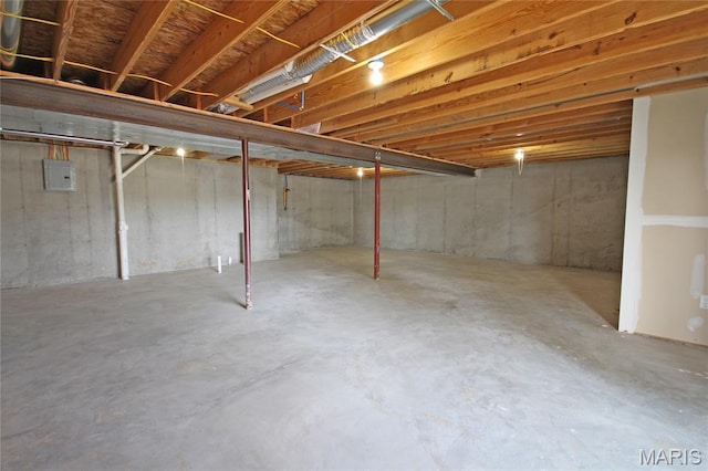 1030 Remington Dr, Imperial, MO 63052 - unfinished below grade area featuring electric panel