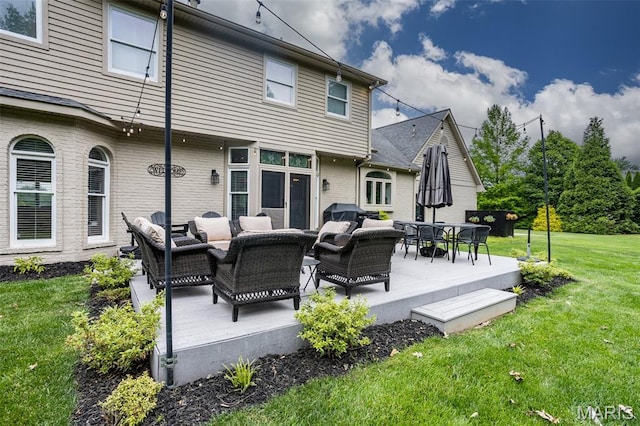 600 E Waters Edge Dr, Shiloh, IL 62221 - view of patio featuring an outdoor hangout area