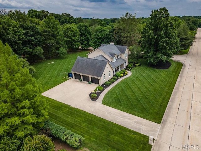 600 E Waters Edge Dr, Shiloh, IL 62221 - view of subject property featuring a forest
