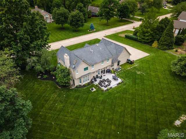 600 E Waters Edge Dr, Shiloh, IL 62221 - view from above of property
