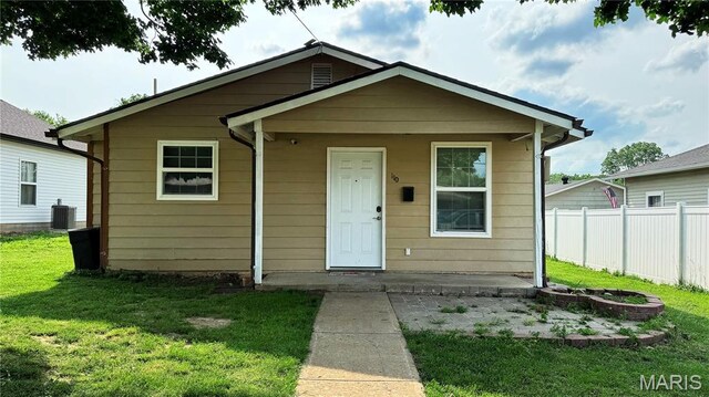 110 5th St, Park Hills, MO 63601 - view of front of house with central AC