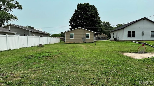 110 5th St, Park Hills, MO 63601 - view of yard with central AC