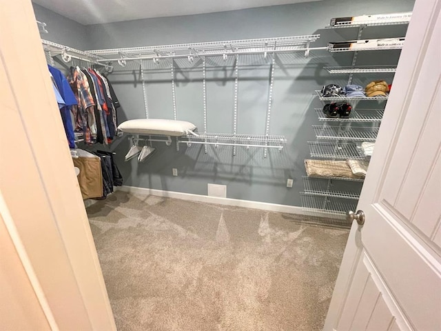 18428 Lake Circle Dr, Dexter, MO 63841 - walk in closet with carpet flooring