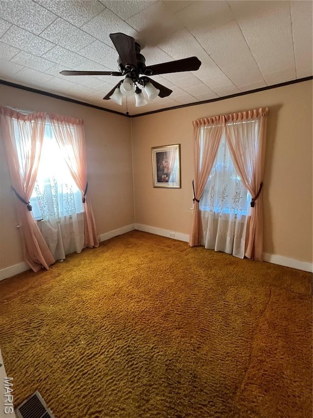 711 Lester St, Kennett, MO 63857 - spare room featuring light carpet and ceiling fan