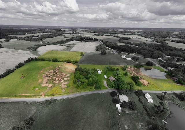 216 County Road 512, Shawneetown, MO 63732 - aerial overview of property's location with a nearby body of water