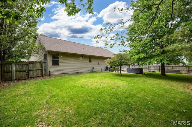 248 Prairie Grass Rd, Chatham, IL 62629 - back of house featuring a hot tub
