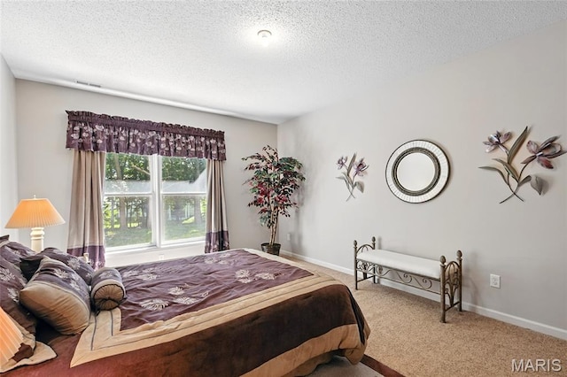 105 Silo Valley Dr, Wentzville, MO 63385 - bedroom featuring carpet and a textured ceiling