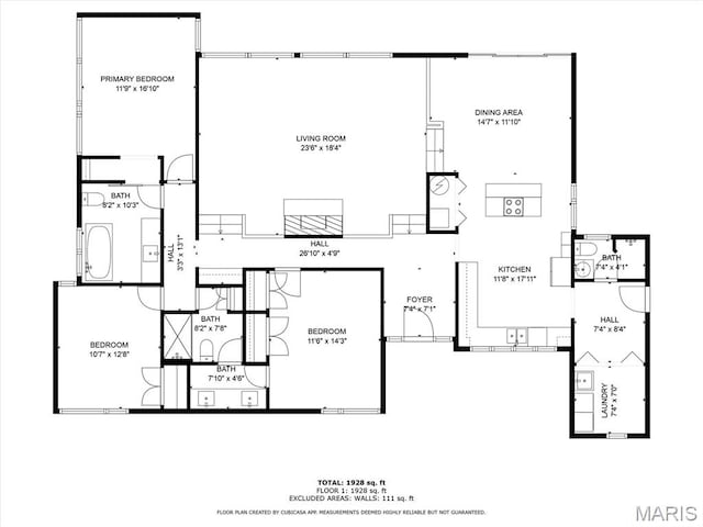 68 Carnation Dr, Belleville, IL 62221 - home floor plan