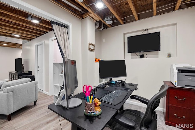 3216 Domain St, Saint Charles, MO 63301 - office featuring wood finished floors