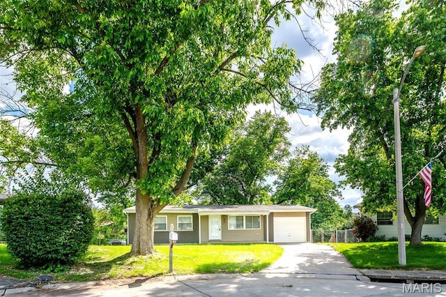 36 Huck Finn Dr, Saint Charles, MO 63303 - ranch-style house featuring driveway and an attached garage