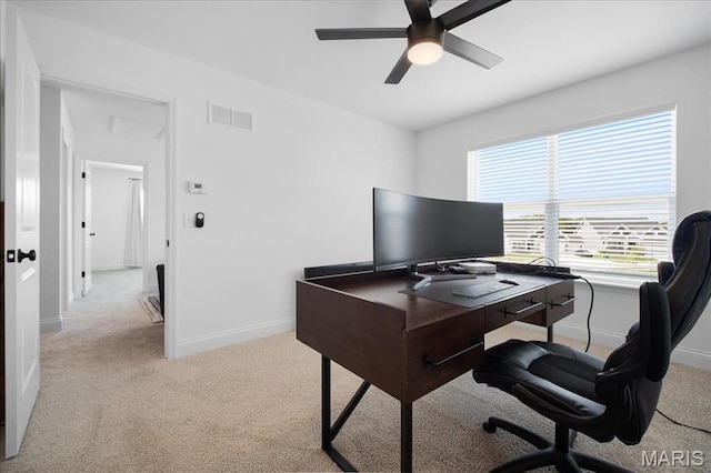 251 Randlin Dr, Ofallon, MO 63367 - office space with carpet flooring and a ceiling fan