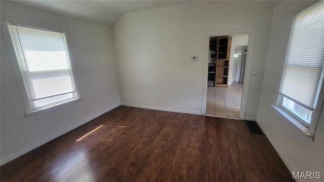155 E Etta Ave, Saint Louis, MO 63125 - empty room featuring wood finished floors and lofted ceiling