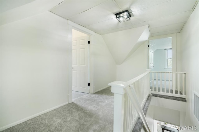 126 N Union St, Staunton, IL 62088 - corridor featuring an upstairs landing and carpet
