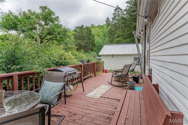 870 Walnut St, Newburg, MO 65550 - deck with a grill
