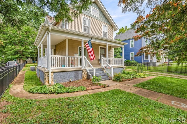805 W Columbia St, Farmington, MO 63640 - traditional style home with covered porch