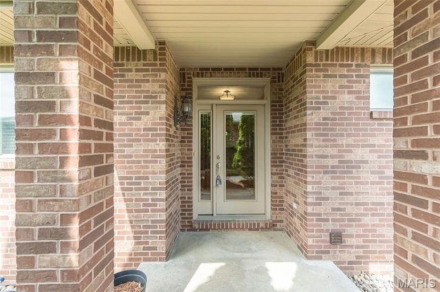 1812 Carrington Way, Belleville, IL 62226 - property entrance featuring brick siding
