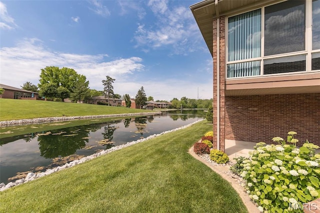 1812 Carrington Way, Belleville, IL 62226 - view of green lawn with a water view