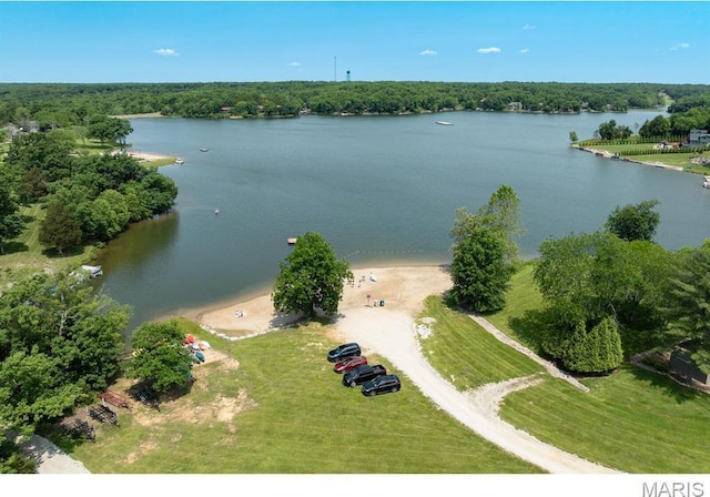 96 Geneva View Dr, Innsbrook, MO 63390 - aerial view of a large body of water