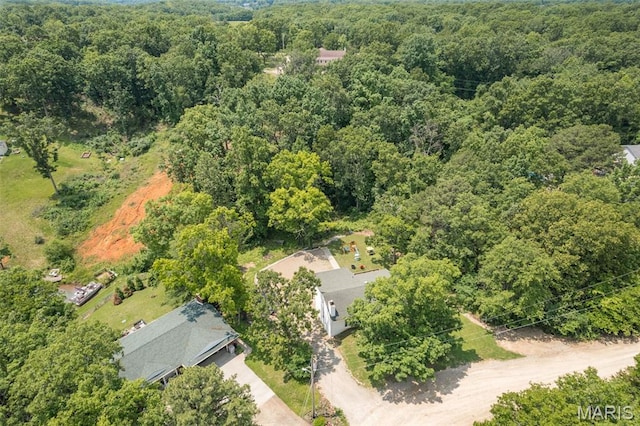 1764 Bourbon Dr, Bonne Terre, MO 63628 - bird's eye view of a forest